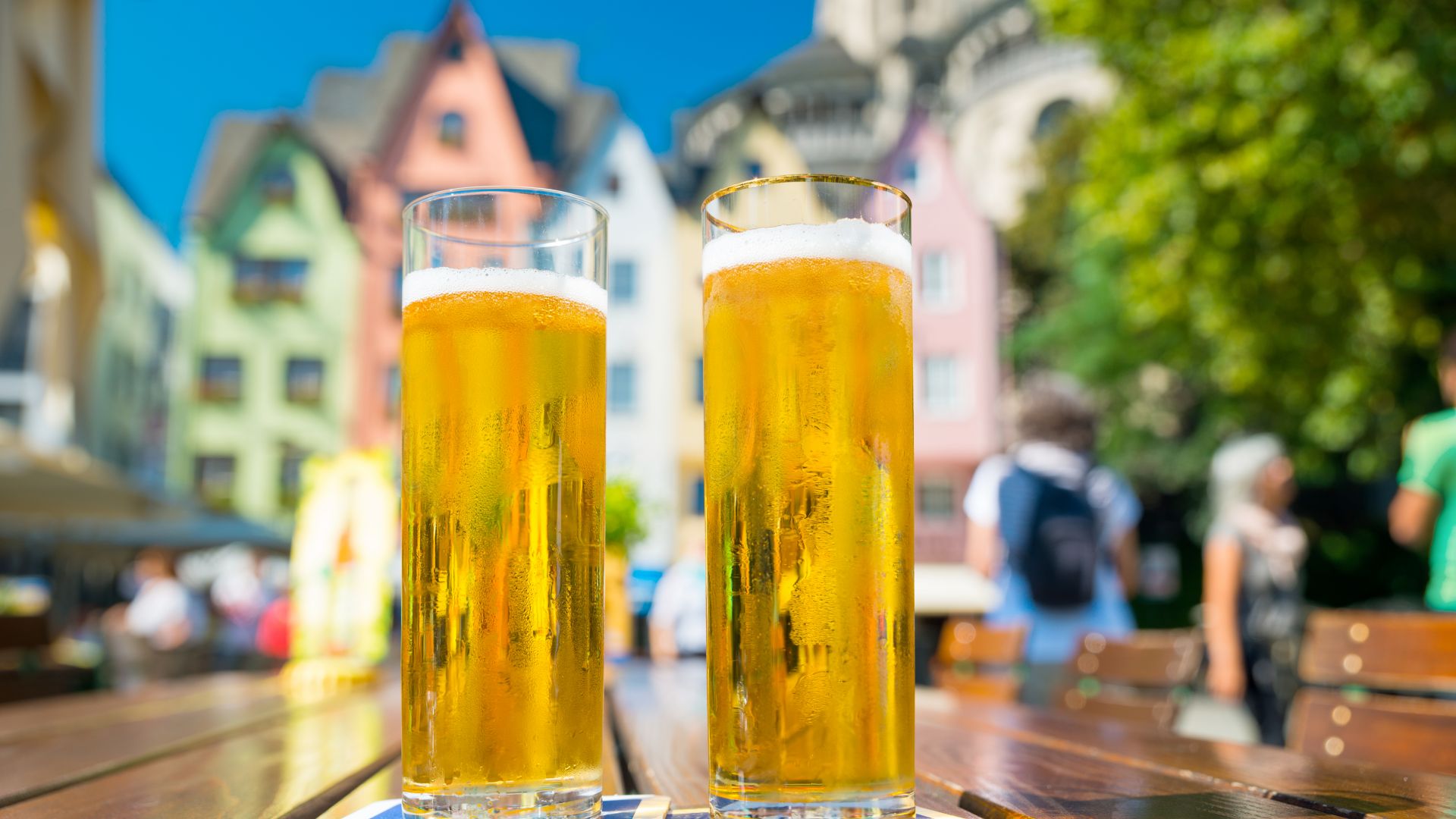 Cologne: Two cool Kölsch in the restaurant